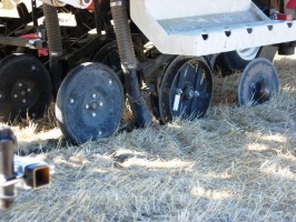 Picture showing a close-up of the drill furrows